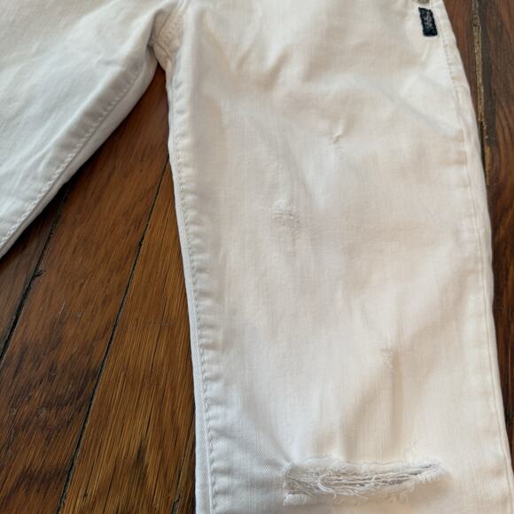 Silver Jeans Womens Boyfriend Skinny Super Stretch White Size 26 28x25 - Picture 9 of 16